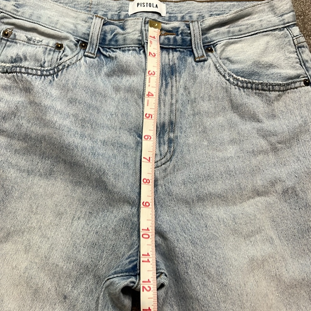 Pistola Acid-Wash High Rise Straight Leg Jeans Size 29 - Picture 4 of 10